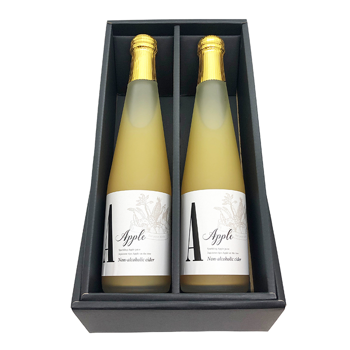 ノンアルコールシードル（ハーフボトル）2本セット【化粧箱入り】