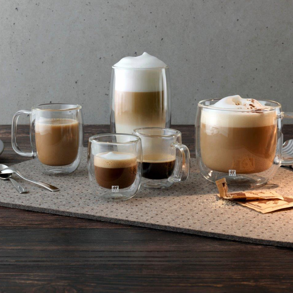 【ペア】ソレント ダブルウォール グラス ラテマグ セット
