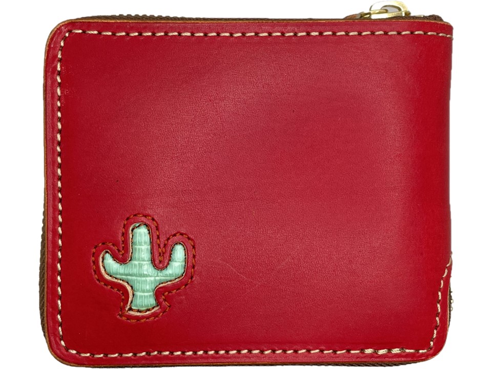 ビルフォールド　ラウンドジップ　カクタス