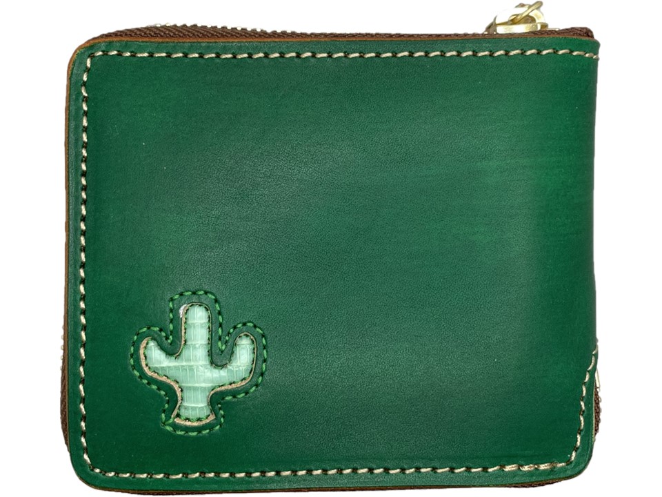 ビルフォールド　ラウンドジップ　カクタス