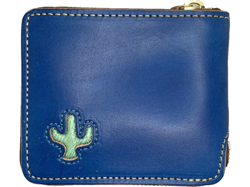 ビルフォールド　ラウンドジップ　カクタス