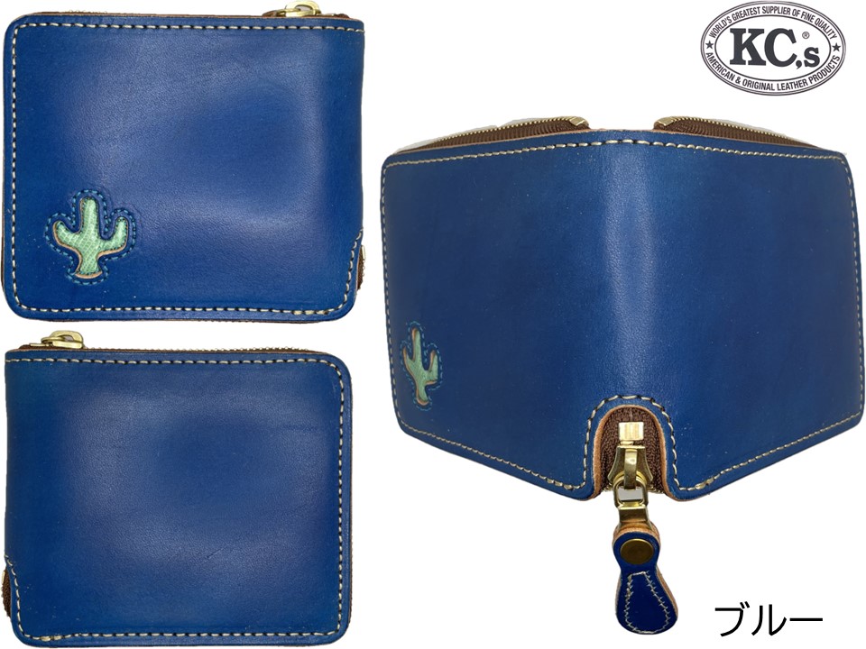 ビルフォールド　ラウンドジップ　カクタス