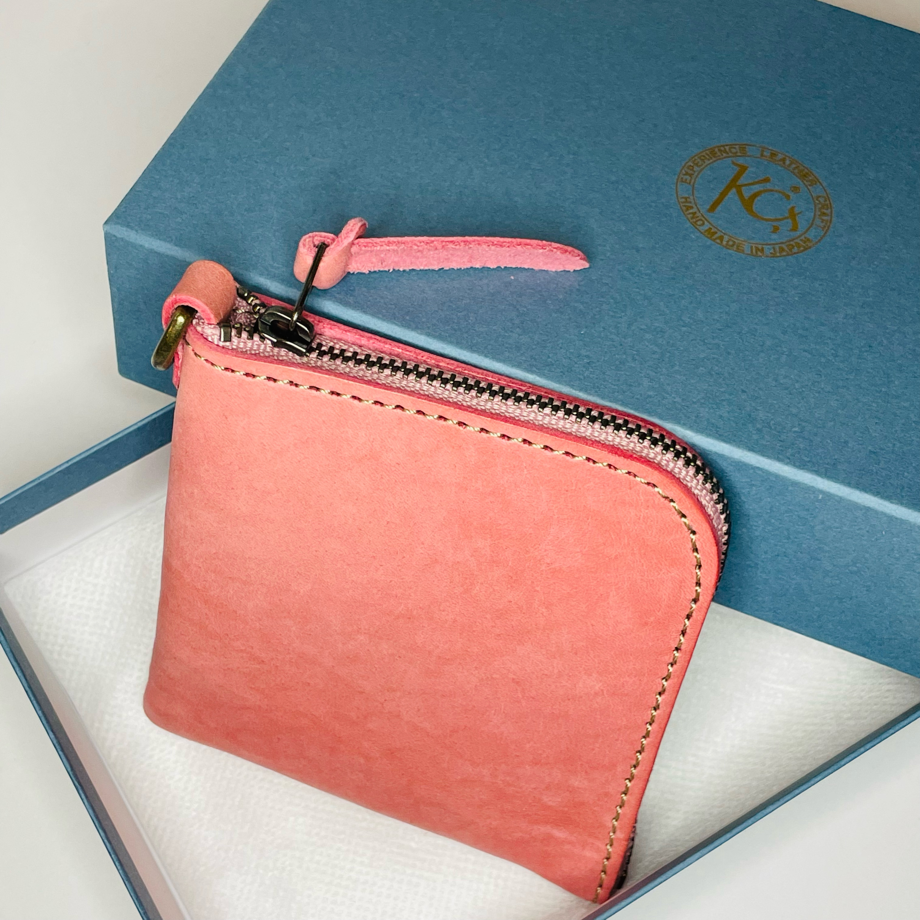 ミニウォレット　Ｌジップ　ハーフヌバック