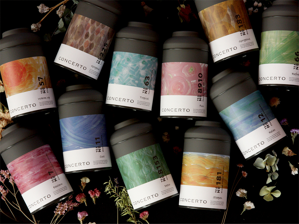 白桃緑茶＆ジャスミン玄米茶 2缶セット