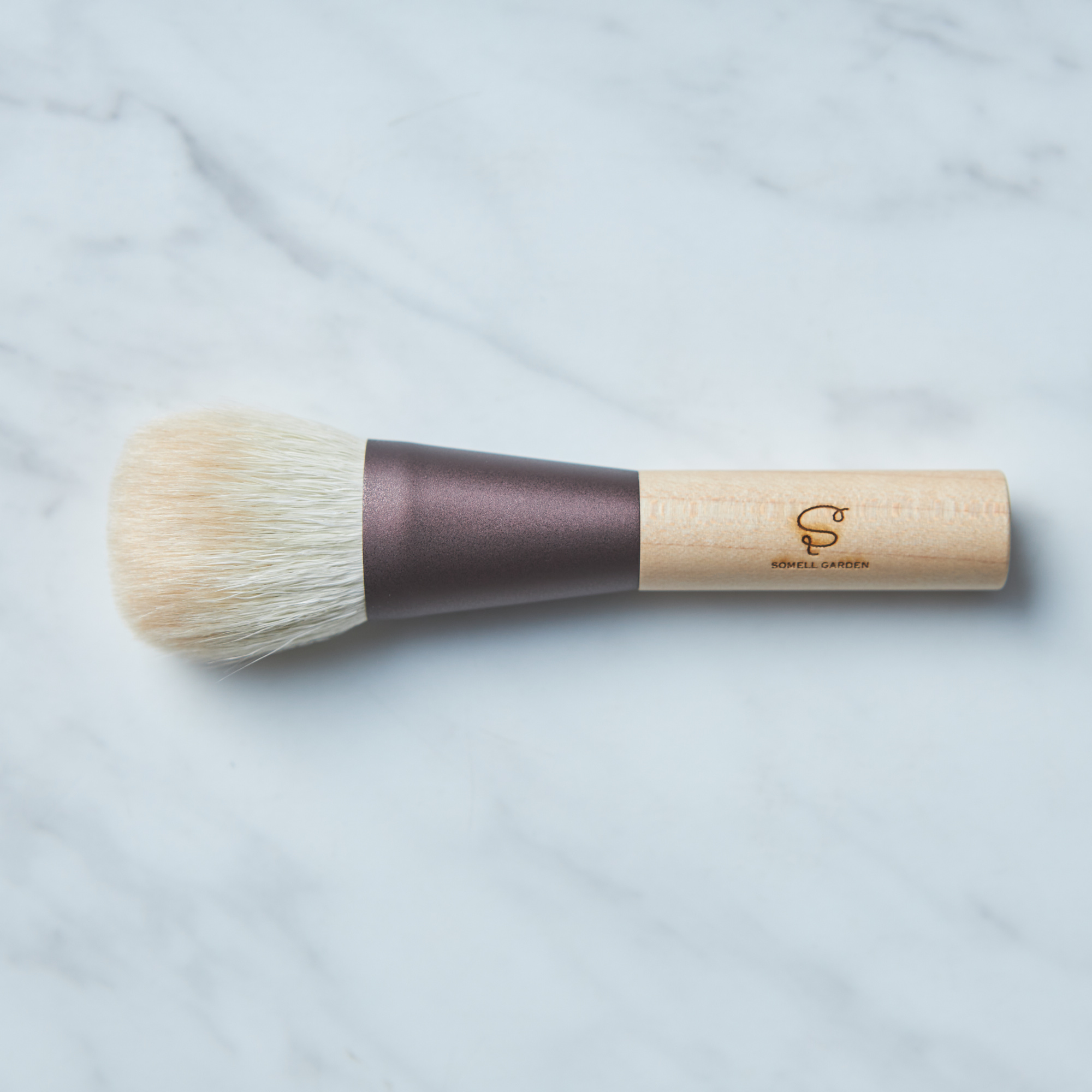 熊野筆チークブラシ ORANGE×HARDMAPLE(オレンジ×ハードメープル)