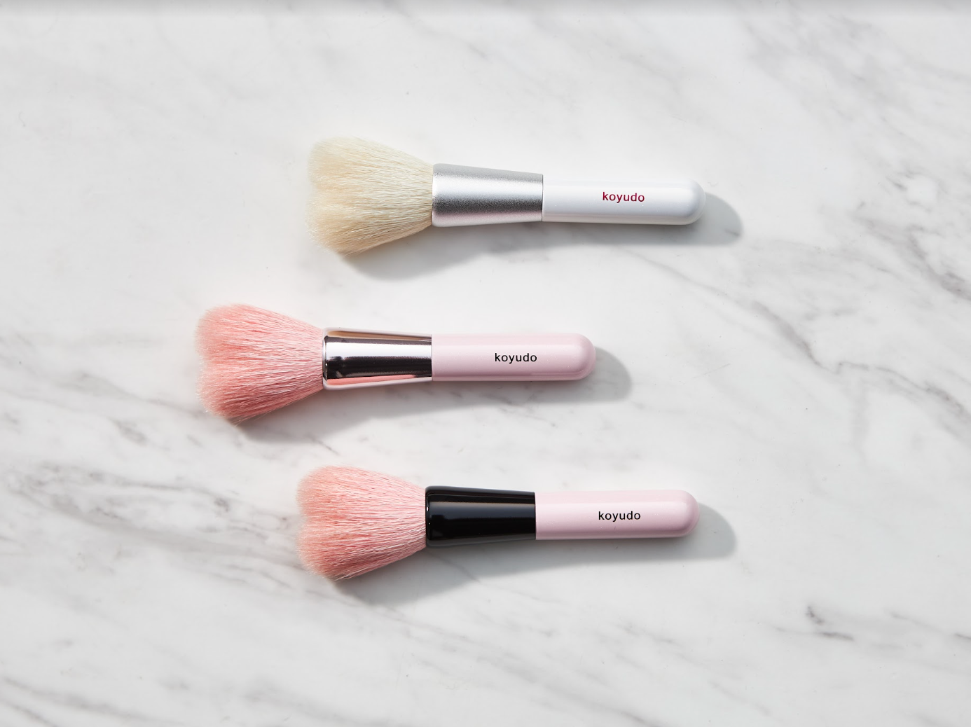 熊野筆ハート型チークブラシ