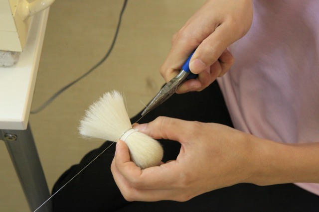 熊野筆ハート型チークブラシ