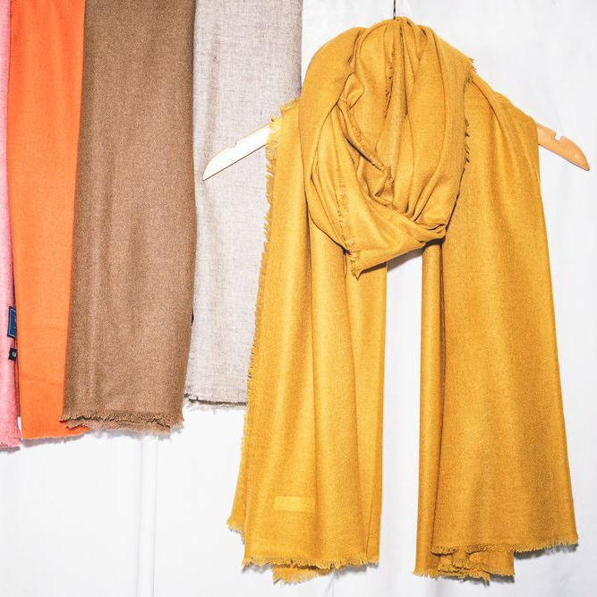 ふわとろ カシミヤ 100％ 大判 ストール