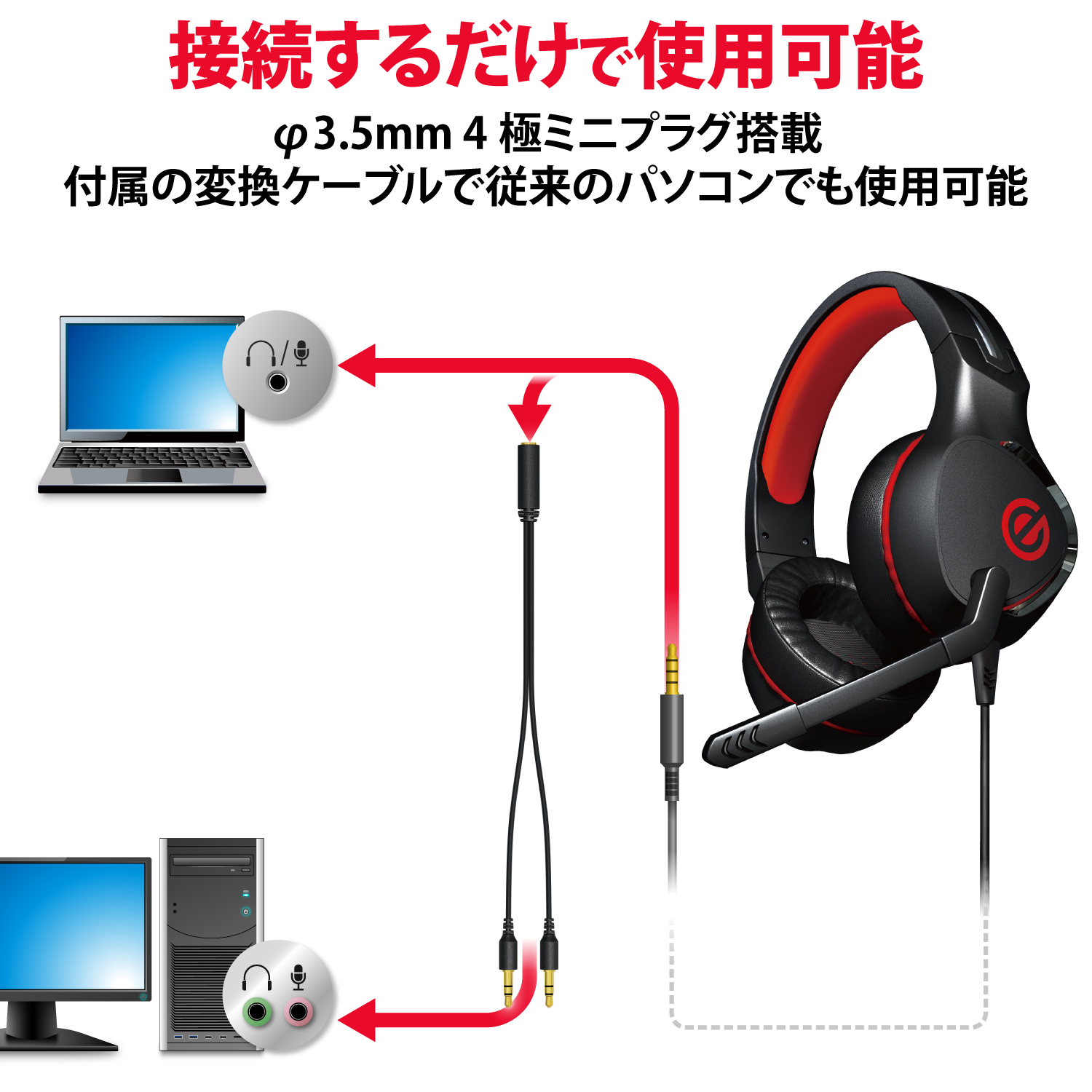 ゲーミングヘッドセット | ELECOM（エレコム）のプレゼント・ギフト 