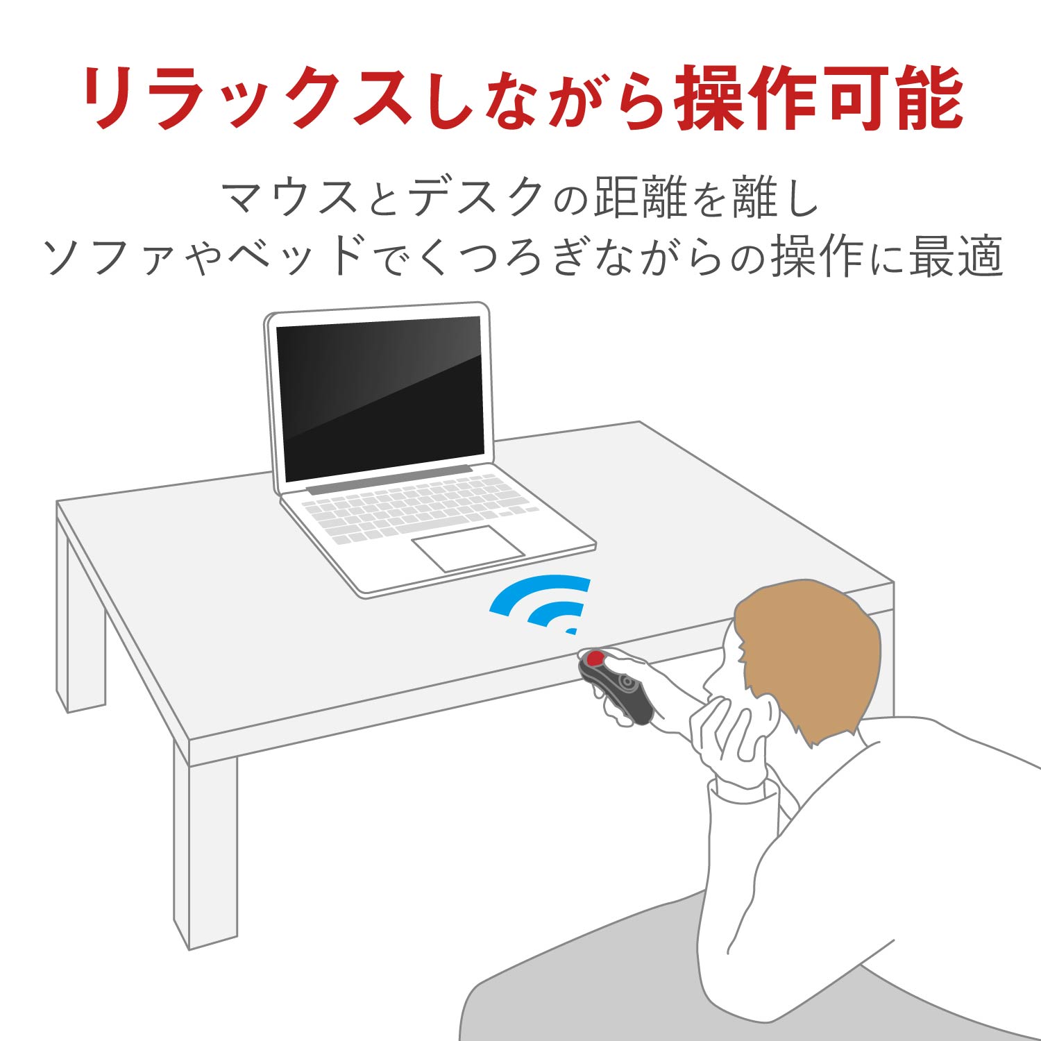 ワイヤレスハンディトラックボール