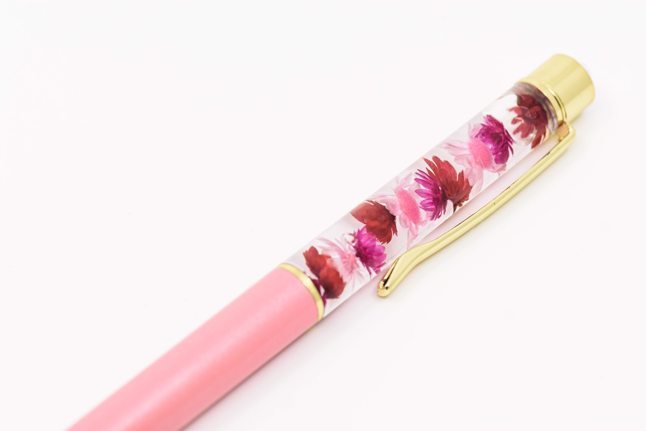 ハーバリウムボールペン&リップグロスセット