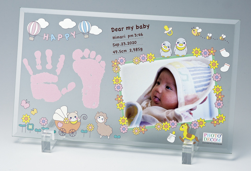 クリアガラス手形足形お仕立て券