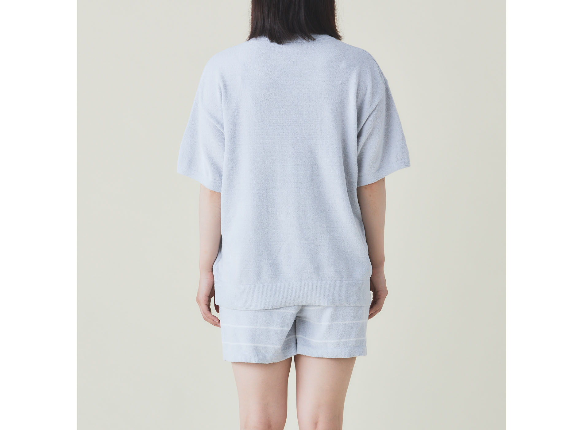 【WOMEN】モチーフ柄JQD　プルオーバー＆ショートパンツセット