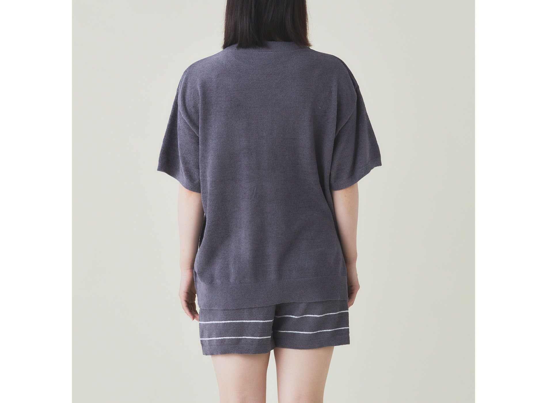 【WOMEN】モチーフ柄JQD　プルオーバー＆ショートパンツセット