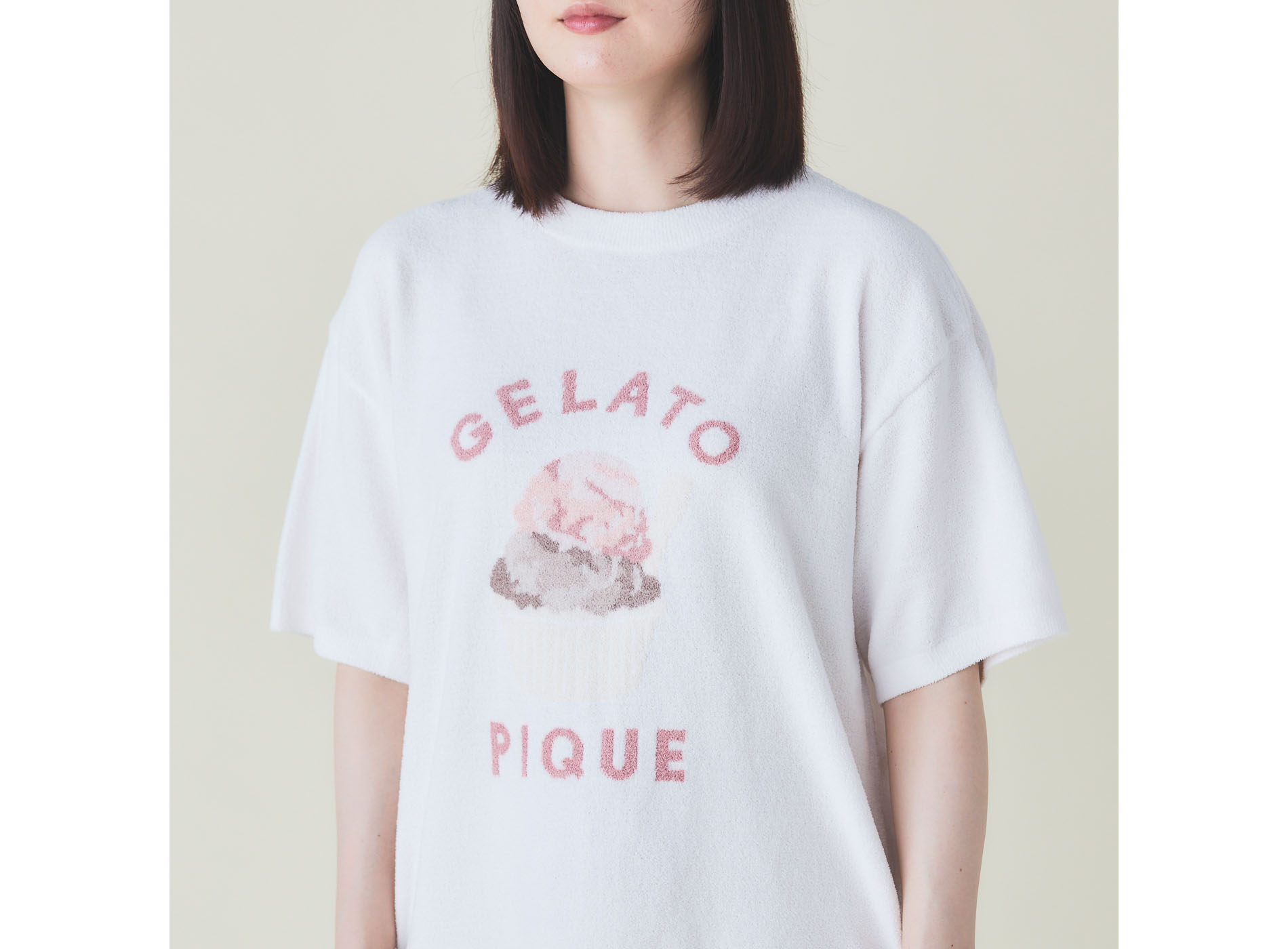 【WOMEN】モチーフ柄JQD　プルオーバー＆ショートパンツセット