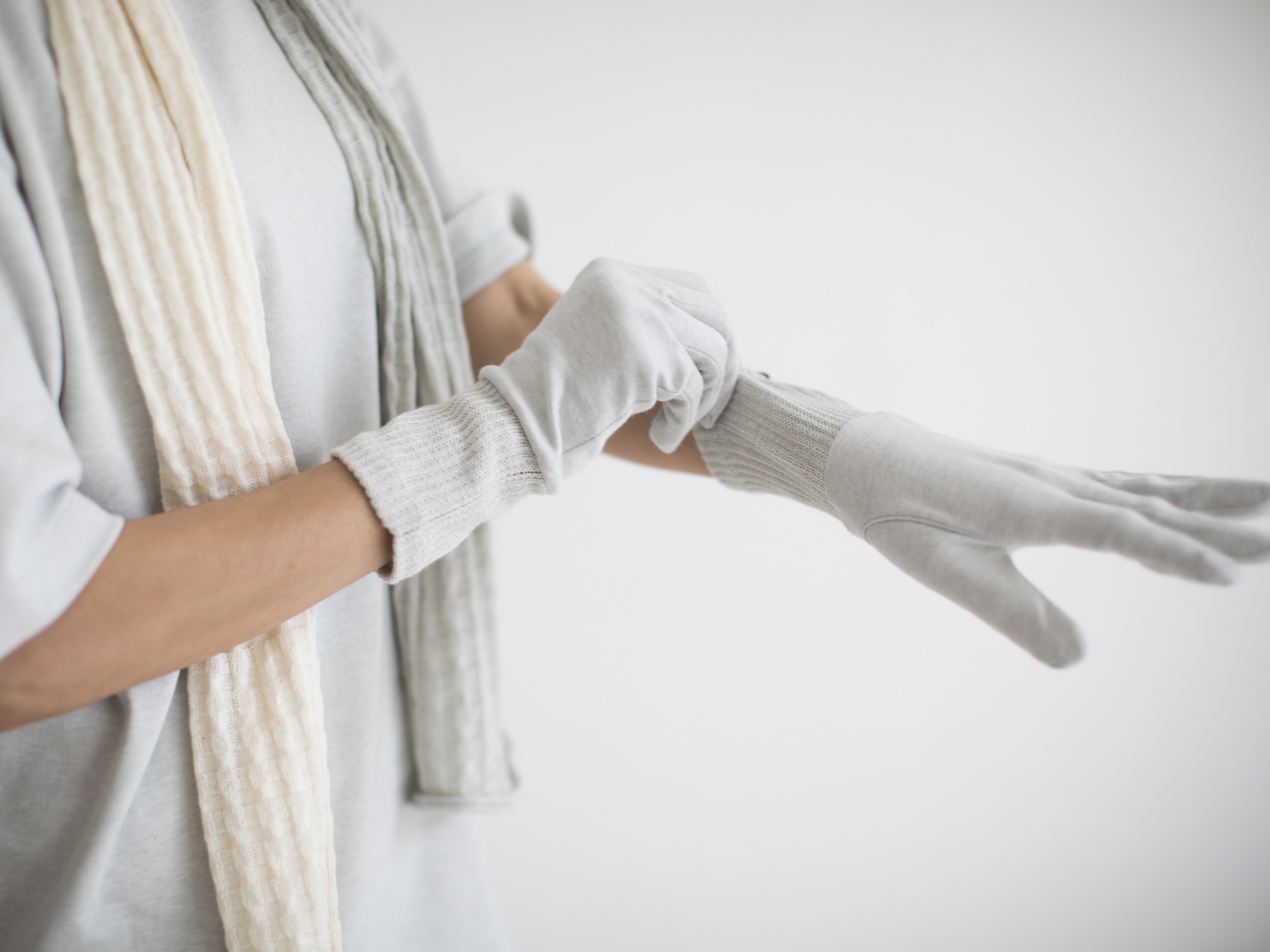 オーガニックコットンUVケア手袋