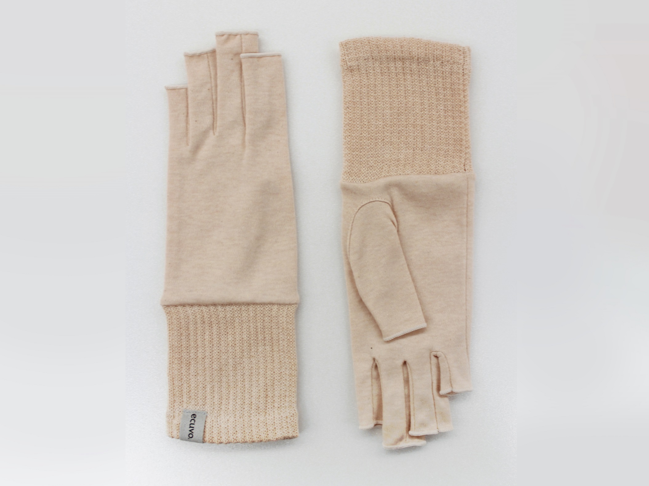 オーガニックコットンUVケア手袋指切タイプ