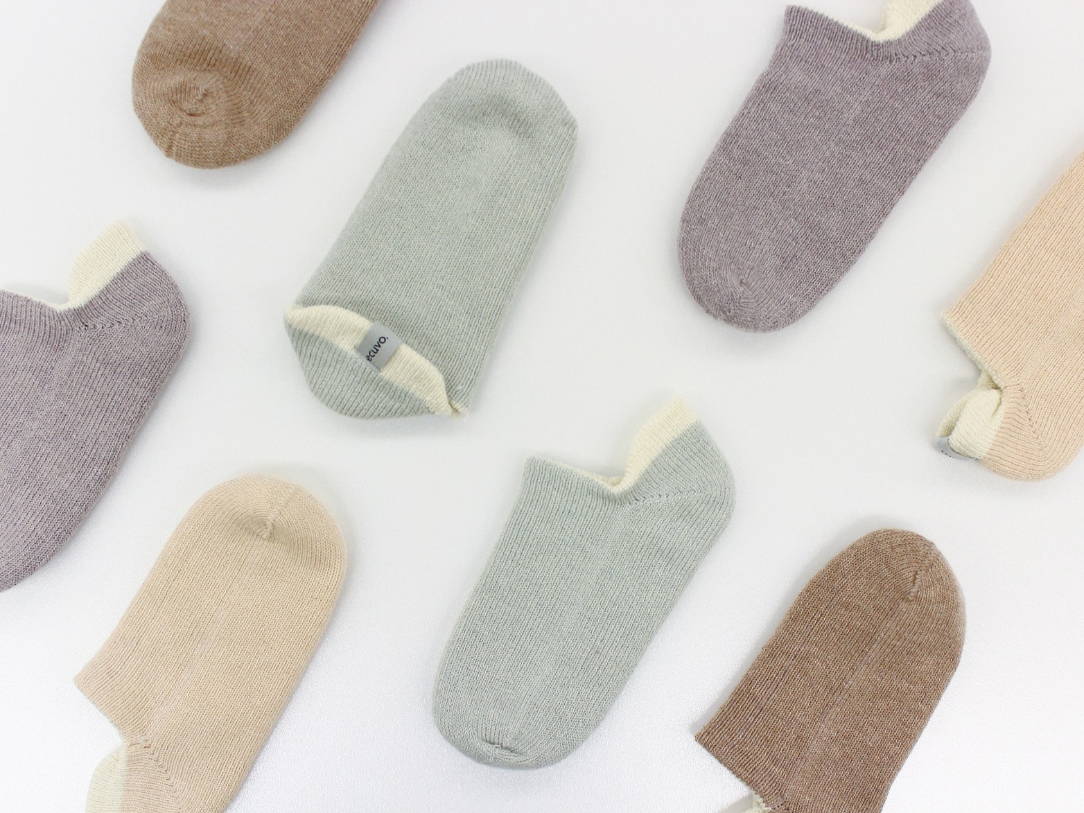 オーガニックコットンニットスリッパ