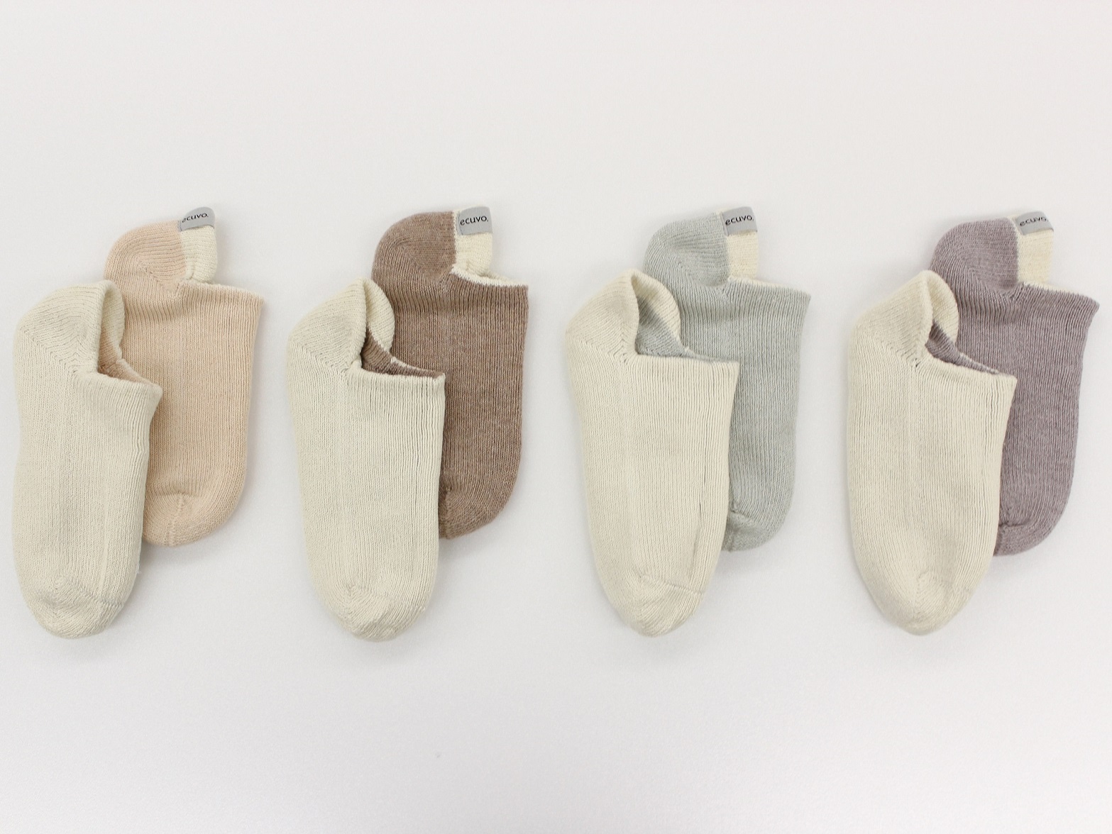 オーガニックコットンニットスリッパ