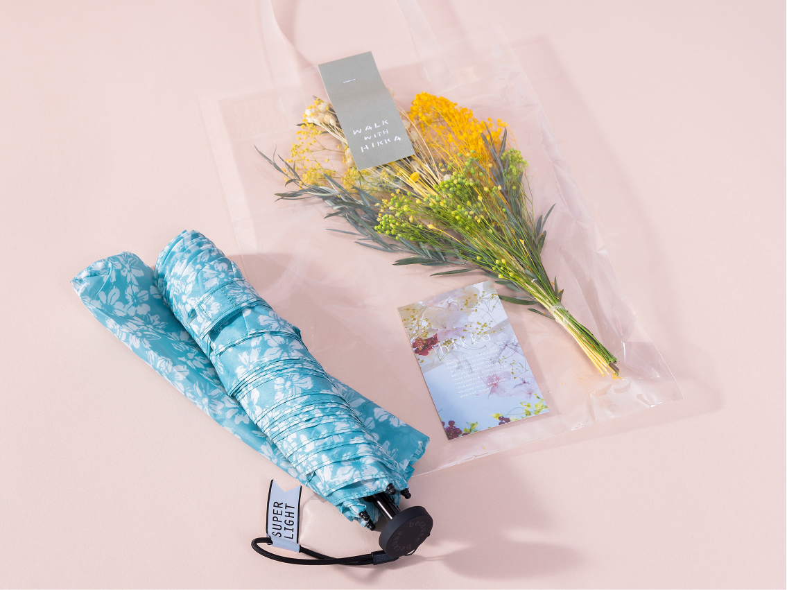 【タンプ限定】ブーケトート&折りたたみ傘セット