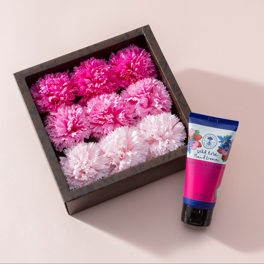 【タンプ限定】カーネーション入浴剤&ハンドクリームセット