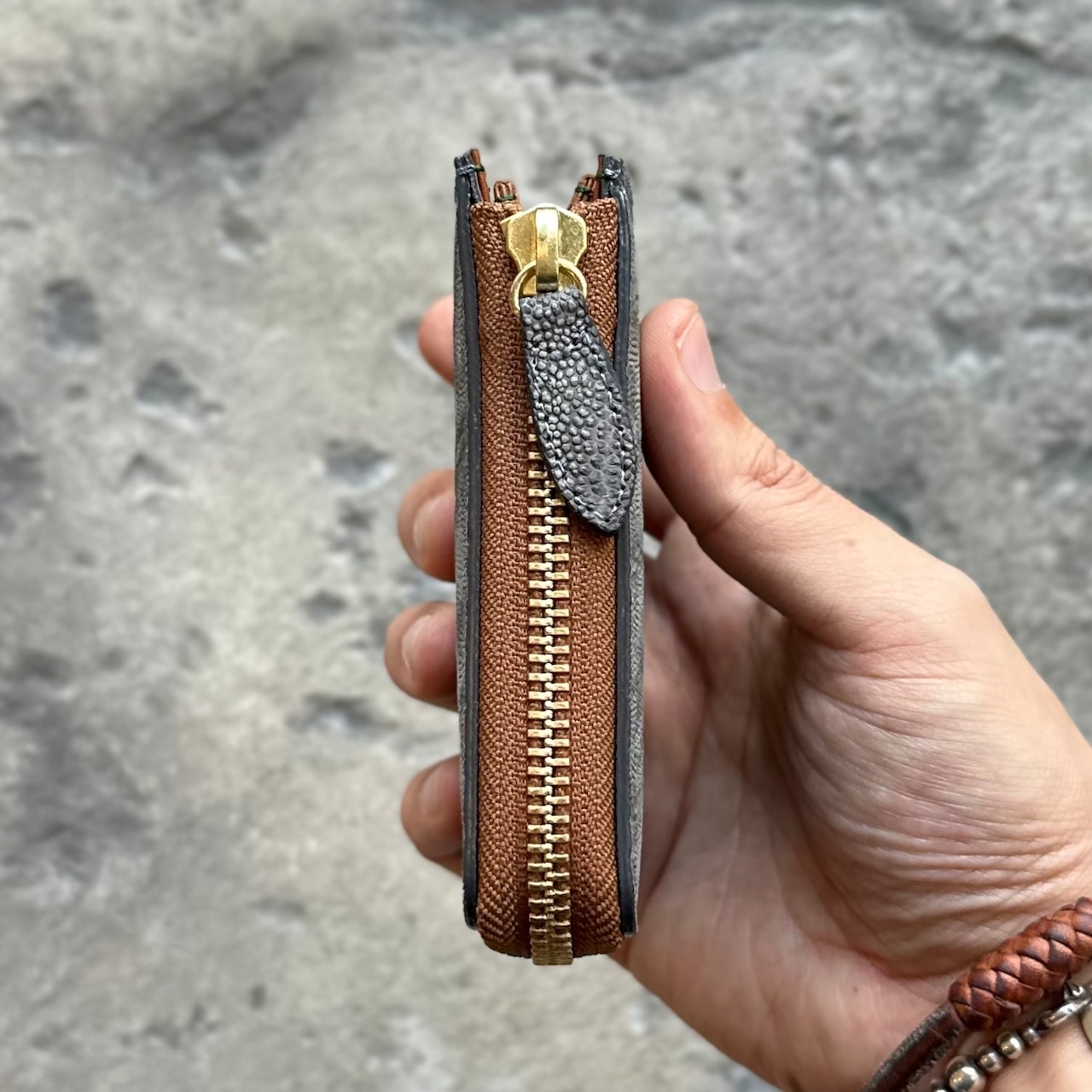 コンパクトウォレット Lジップ エレファント