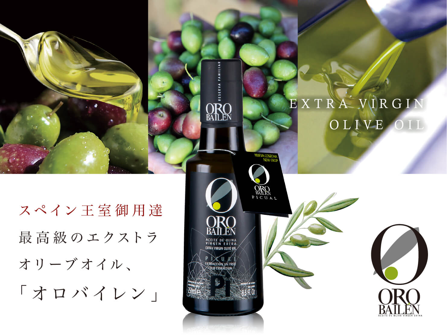 オロバイレン EXV オリーブオイル ピクアル 250ml ギフト