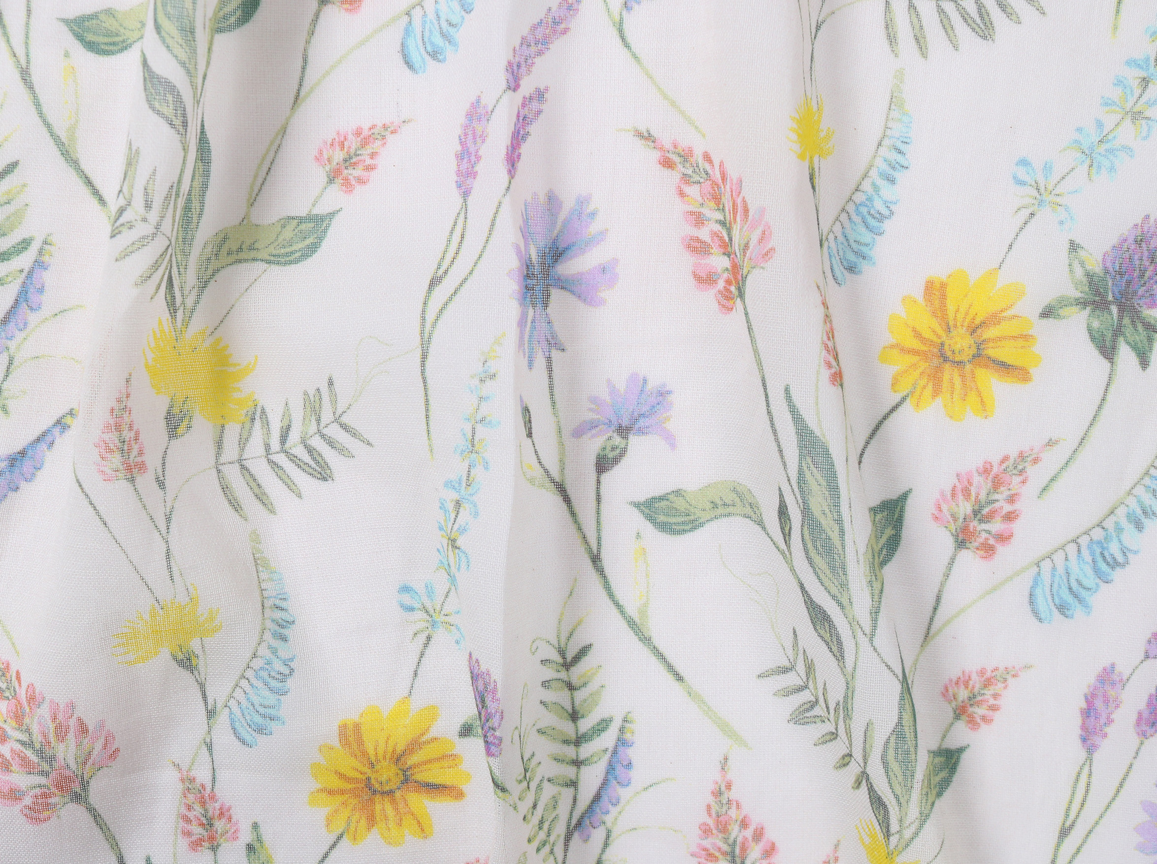 オーガニックコットンUVカットストール　ボタニカル　