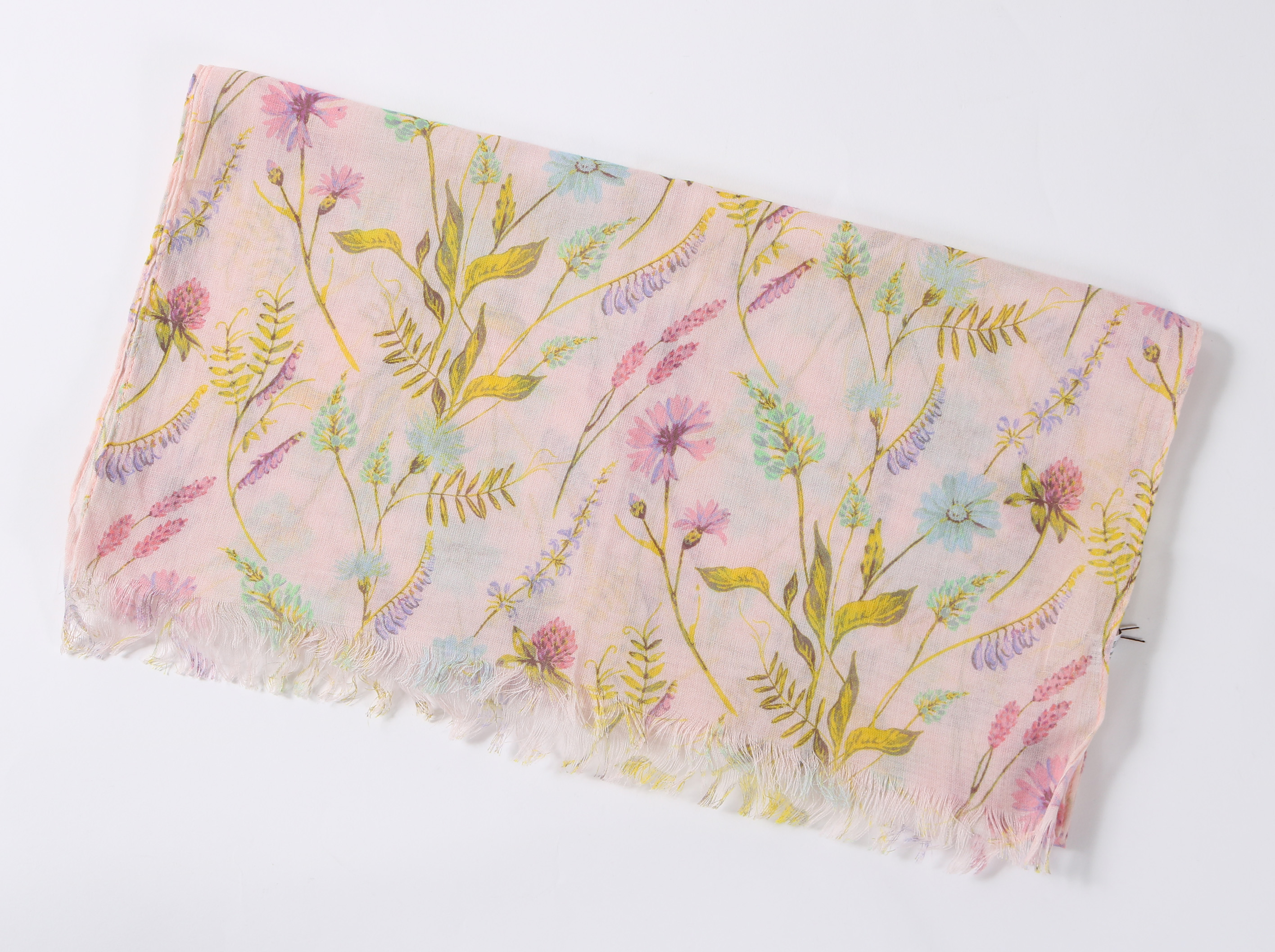 オーガニックコットンUVカットストール　ボタニカル　