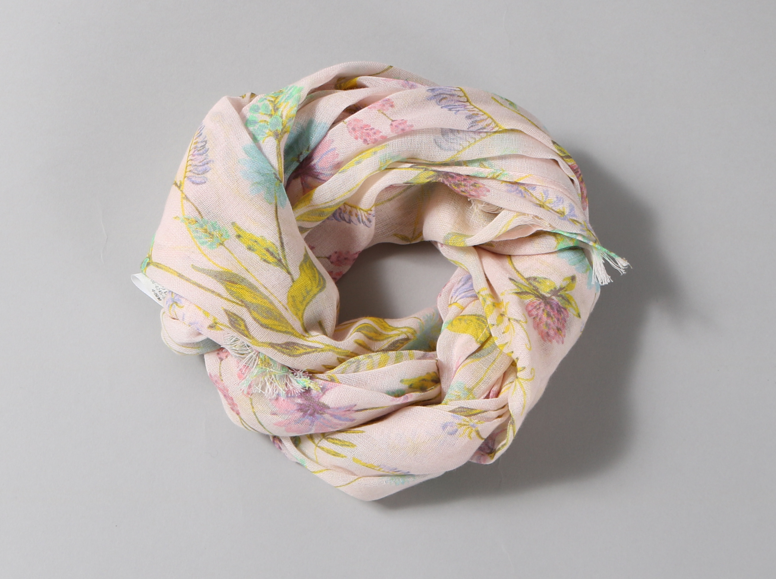 オーガニックコットンUVカットストール　ボタニカル　