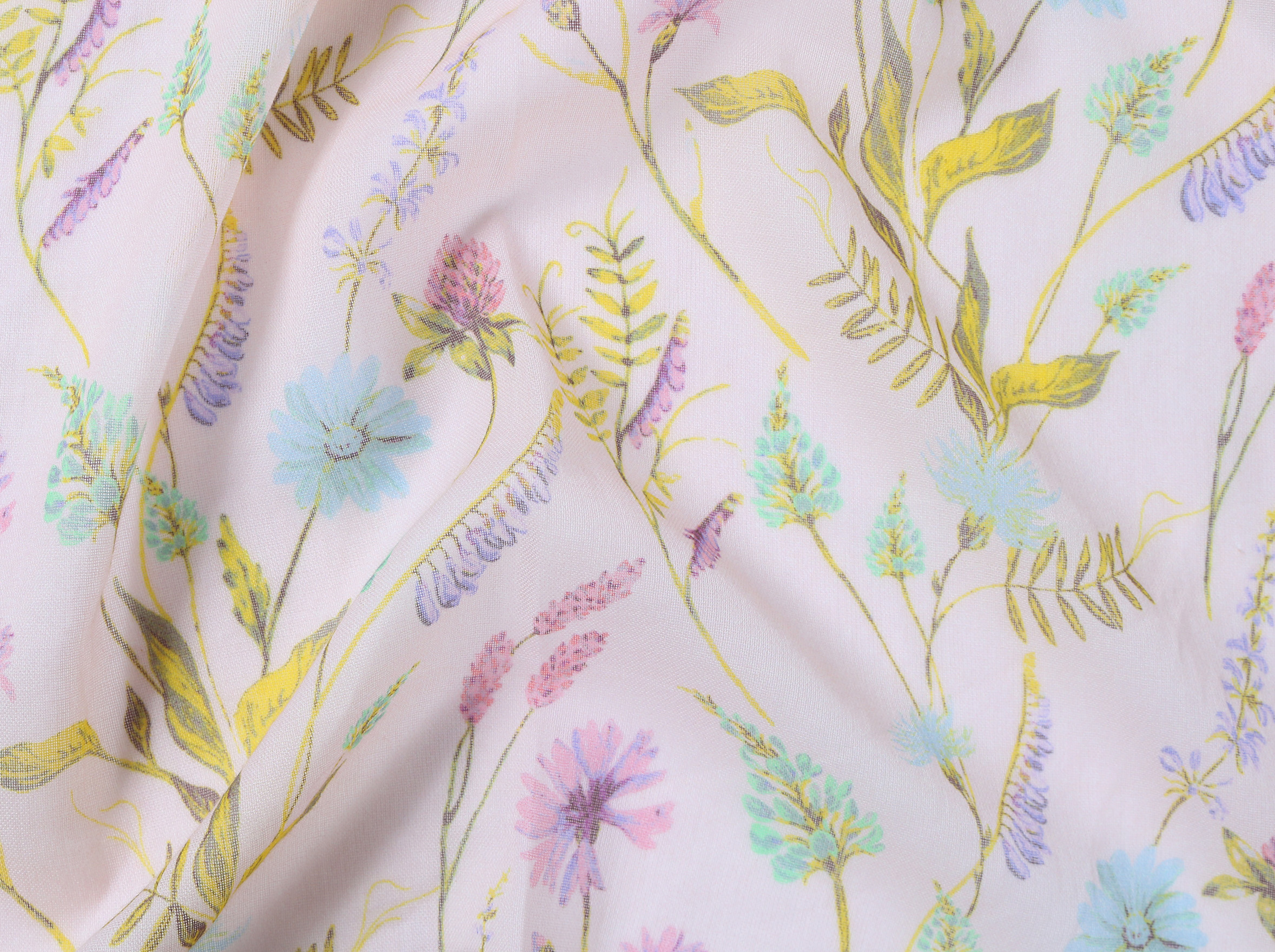 オーガニックコットンUVカットストール　ボタニカル　