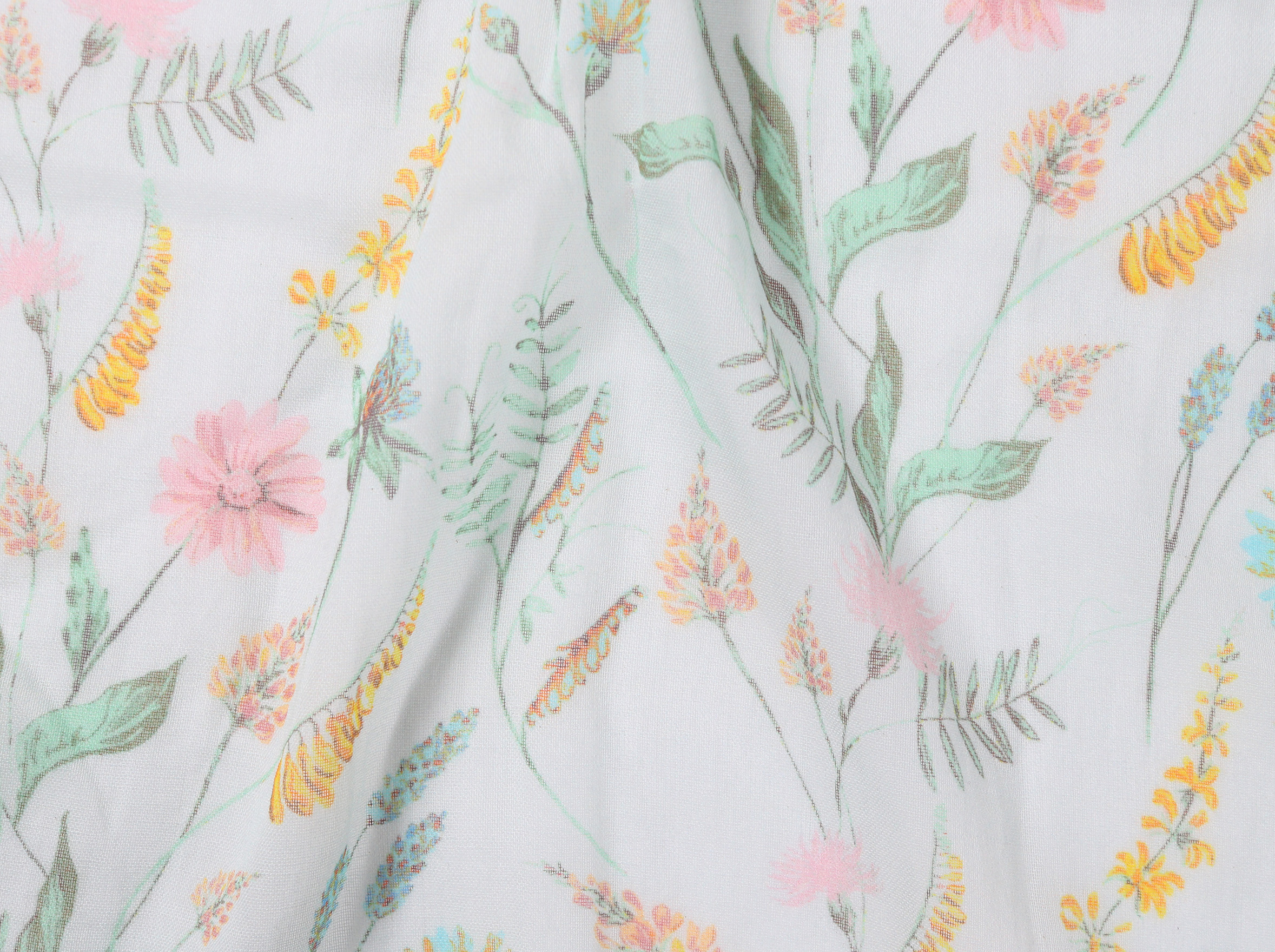 オーガニックコットンUVカットストール　ボタニカル　