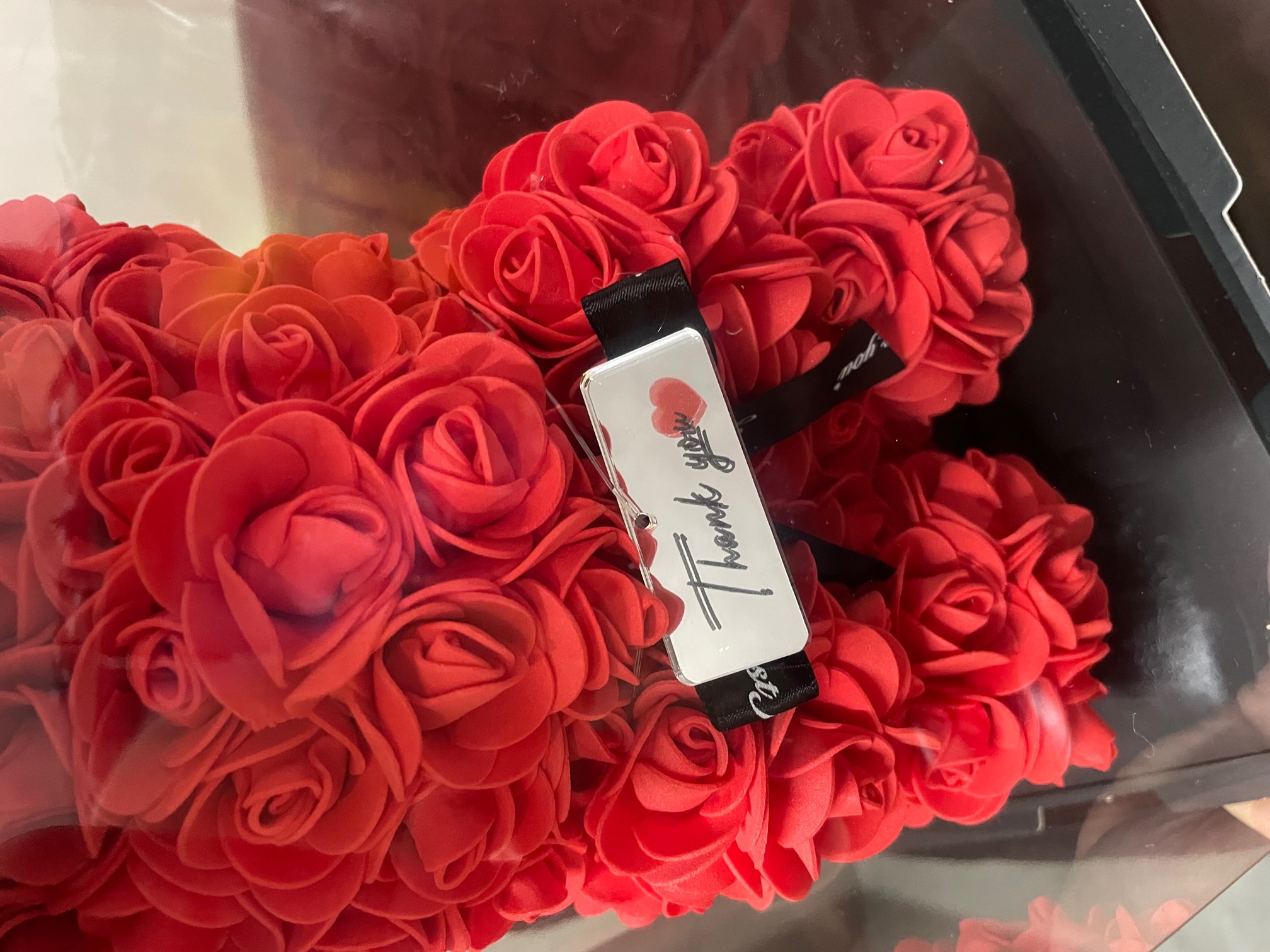 ローズベア　ミラーメッセージプレート