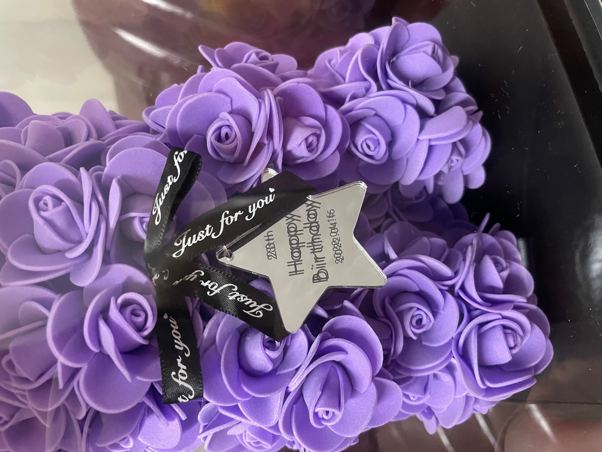 ローズベア　ミラーメッセージプレート