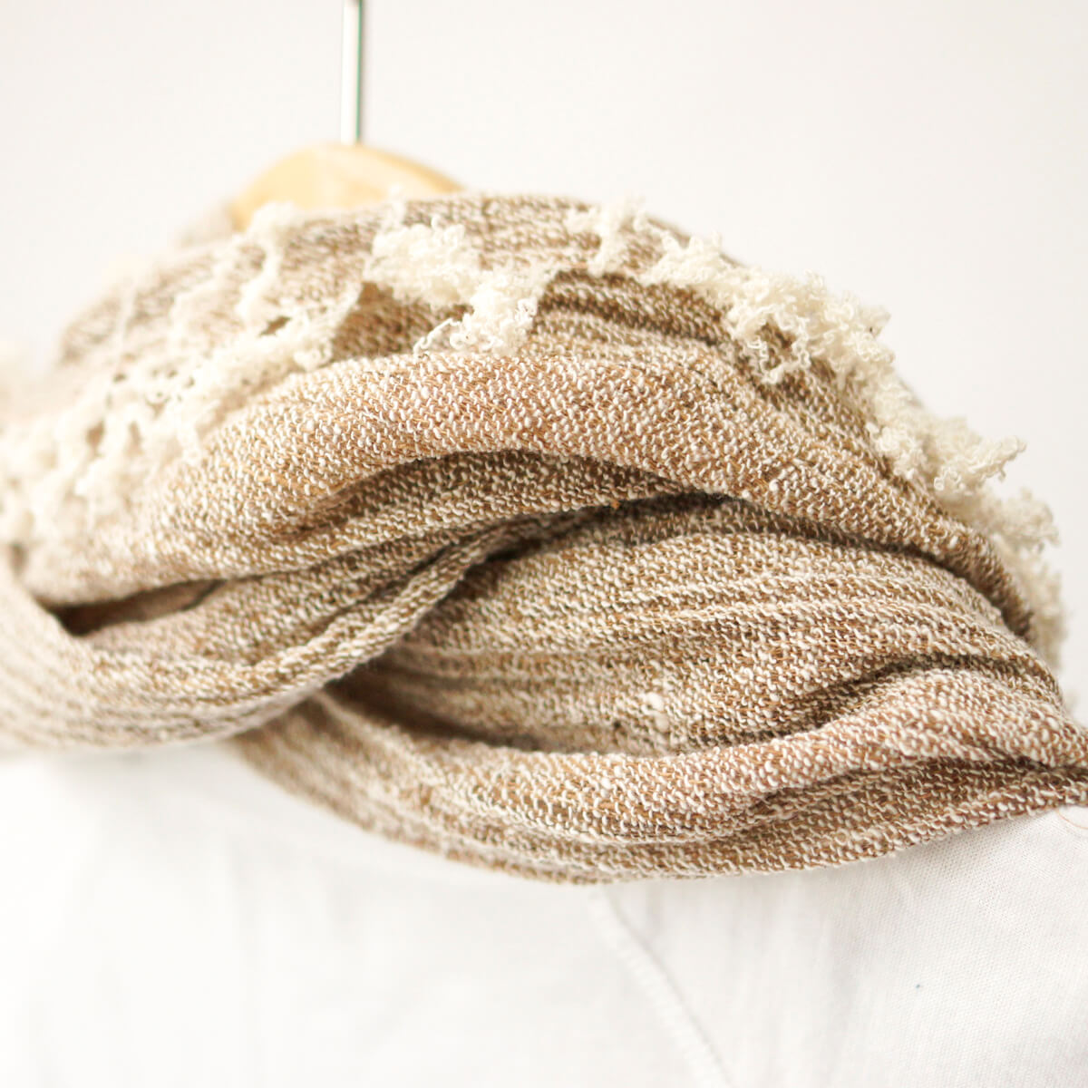 天然染料染めシャンブレーストール