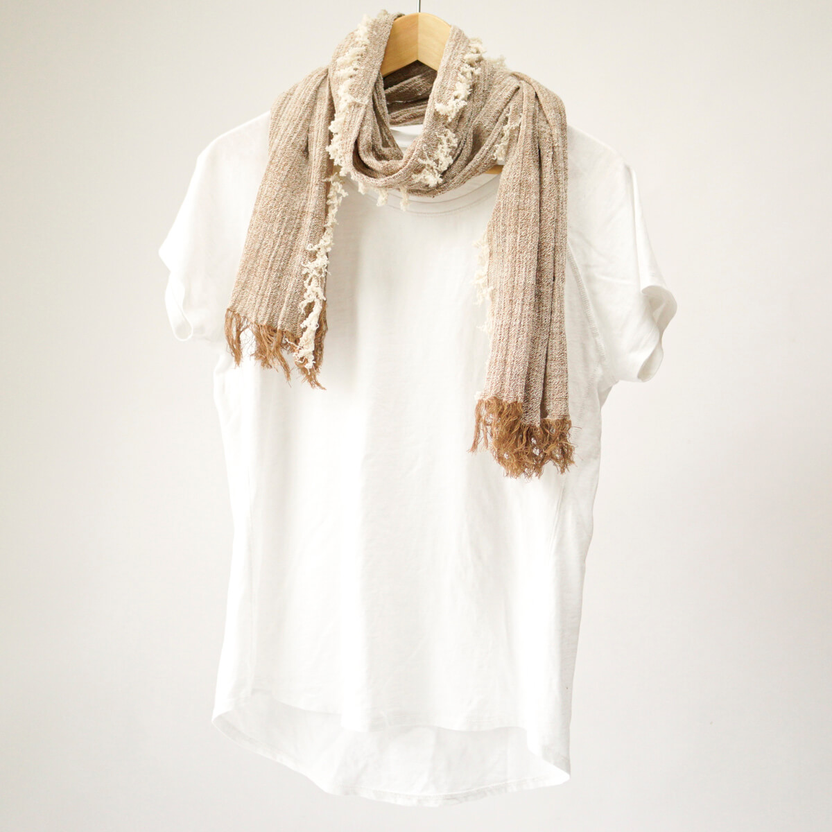 天然染料染めシャンブレーストール