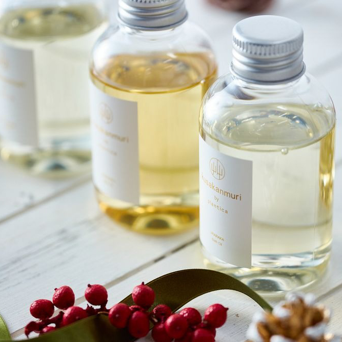 植物の恵みを最大限に抽出したバスオイル