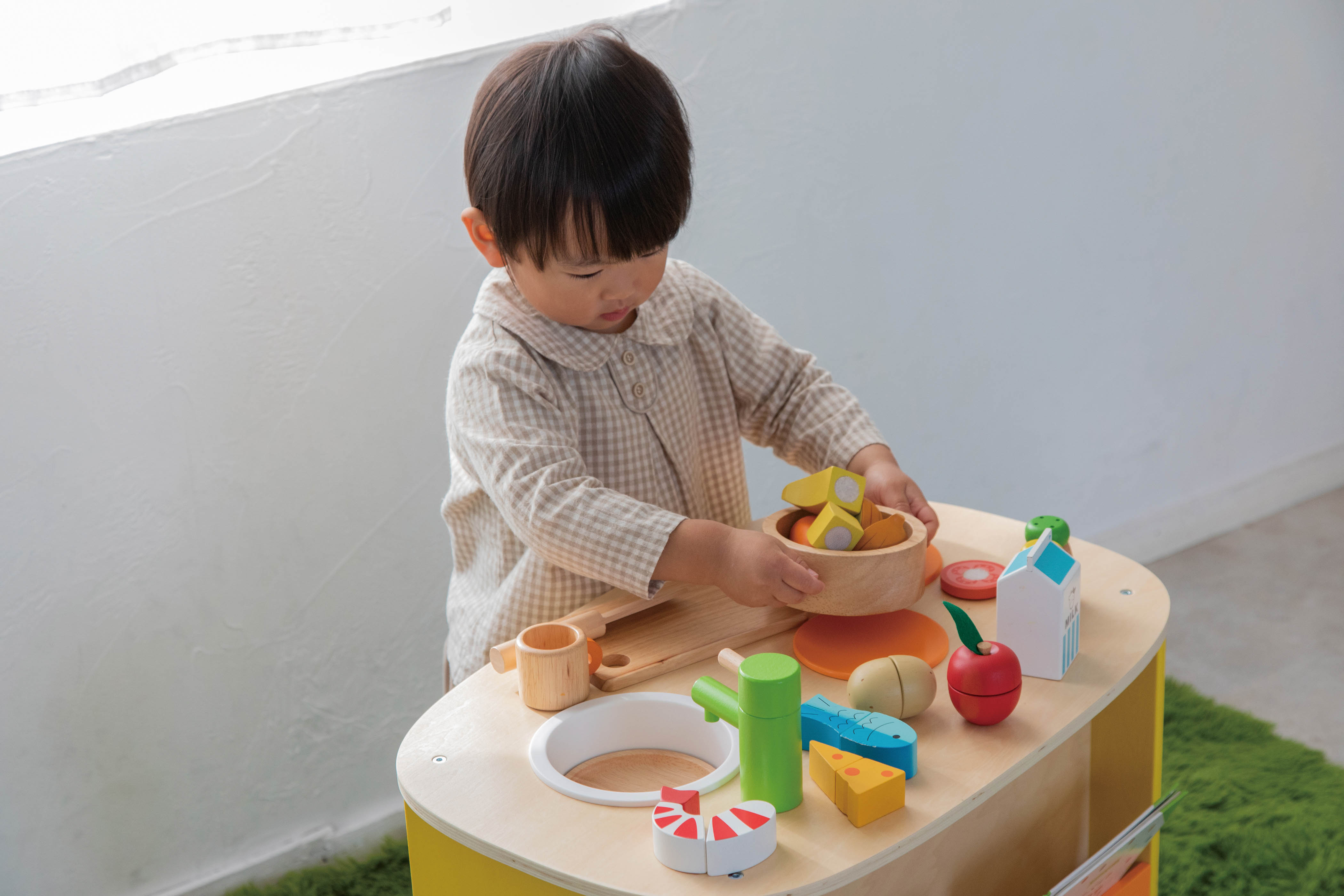 森のアイランドキッチン