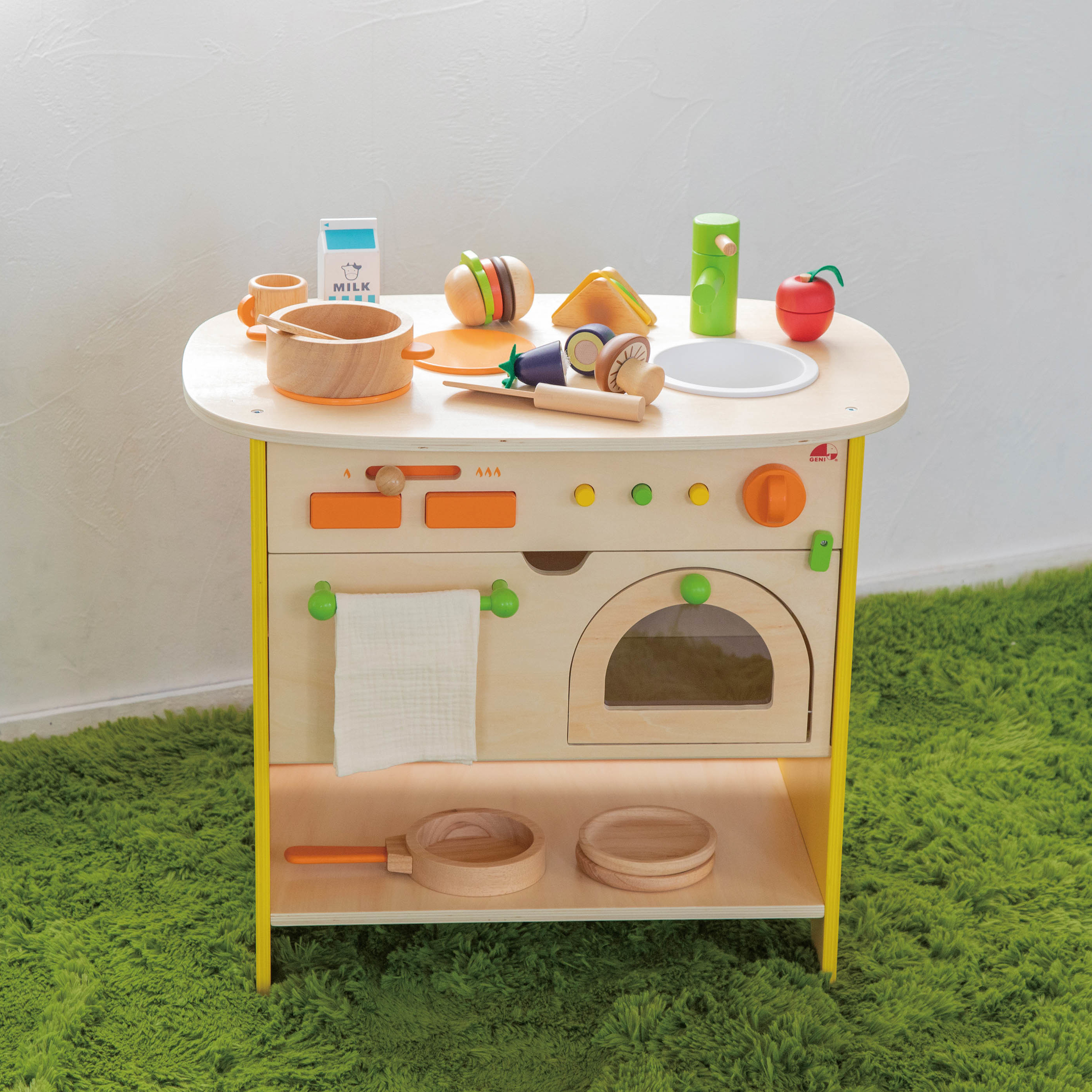 森のアイランドキッチン