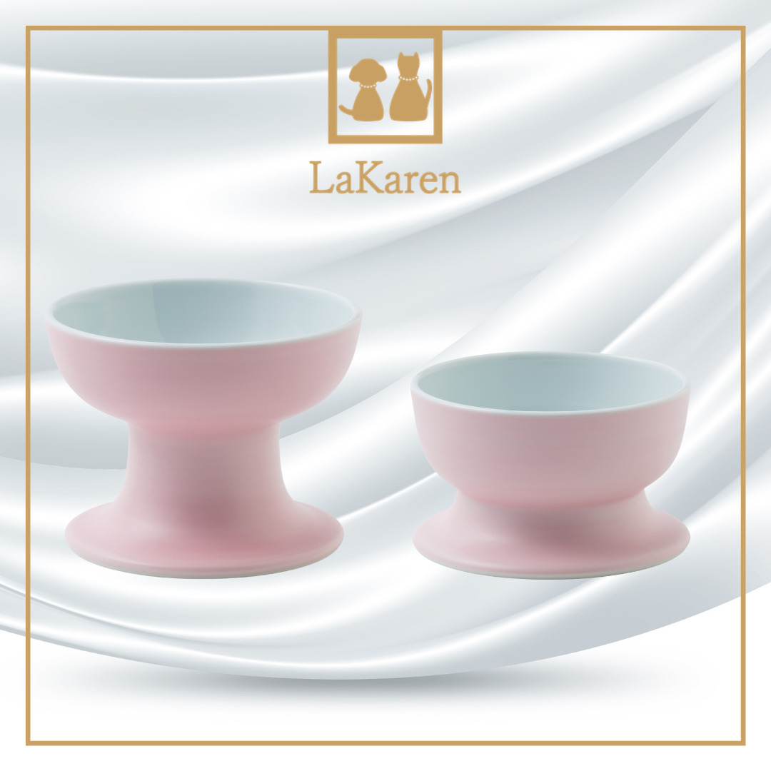 有田焼ペット食器　聖（セント）シリーズ　ロータイプ（水用）