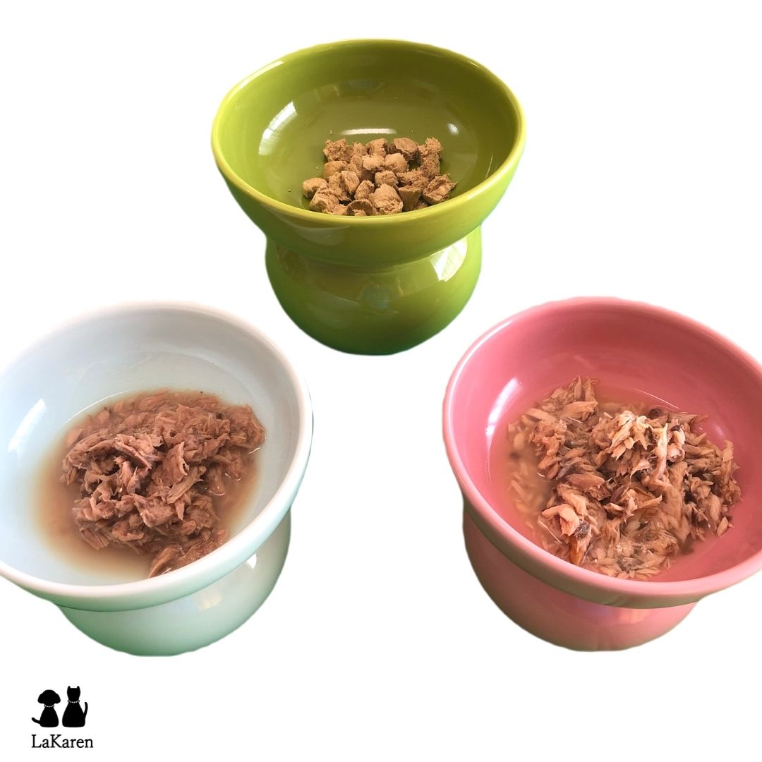 有田焼ペット食器　まどかシリーズ　ハイタイプ（フード用）