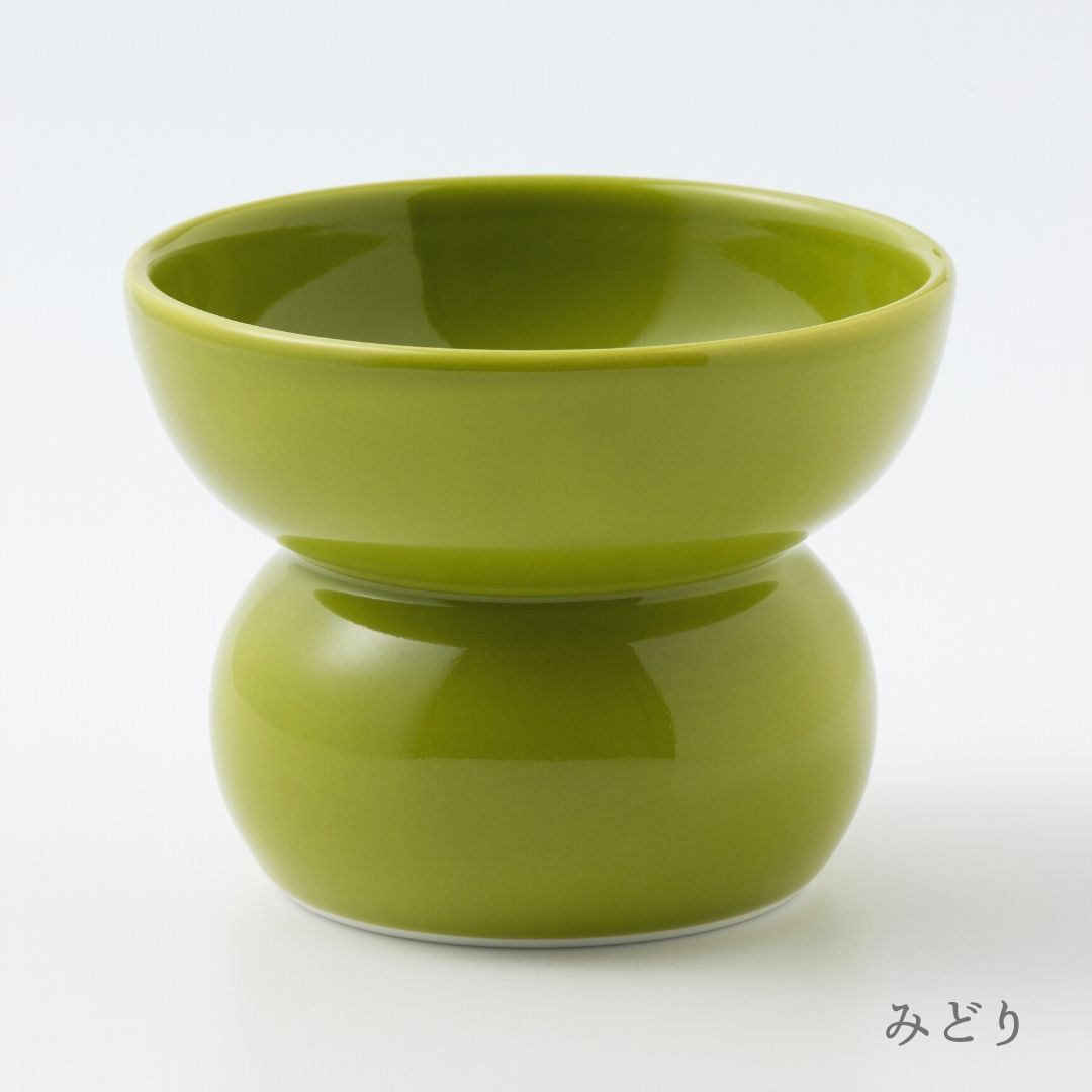 有田焼ペット食器　まどかシリーズ　ハイタイプ（フード用）