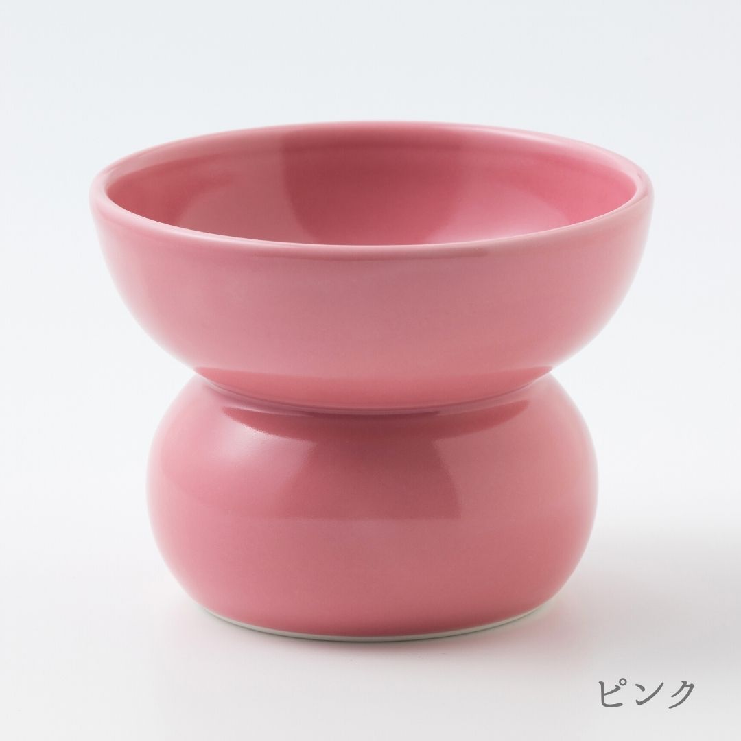 有田焼ペット食器　まどかシリーズ　ハイタイプ（フード用）