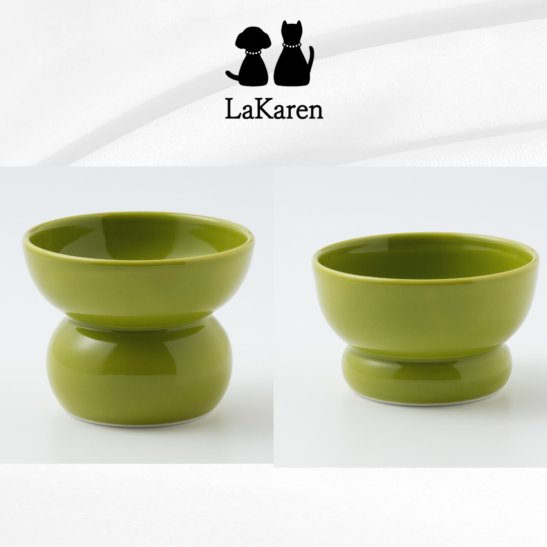 有田焼ペット食器　まどかシリーズ　ハイタイプ（フード用）