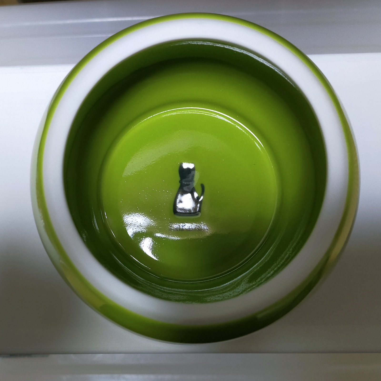 有田焼ペット食器　まどかシリーズ　ハイタイプ（フード用）