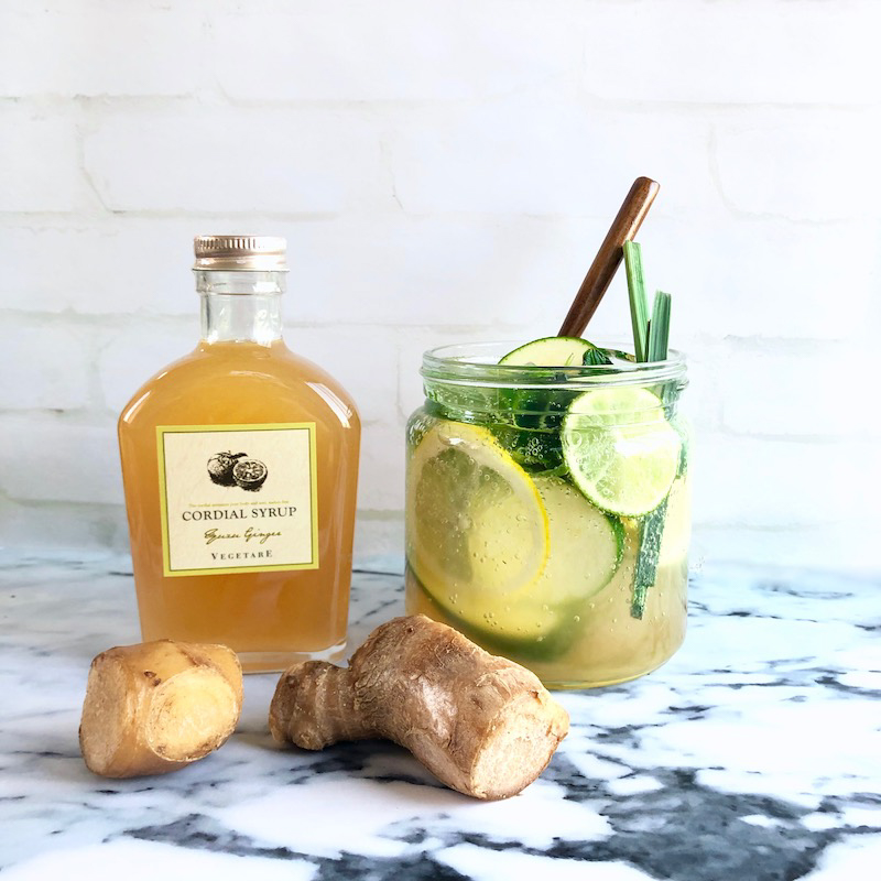 柚子ジンジャーコーディアル＆素焼きミックスナッツセット　化粧箱入り