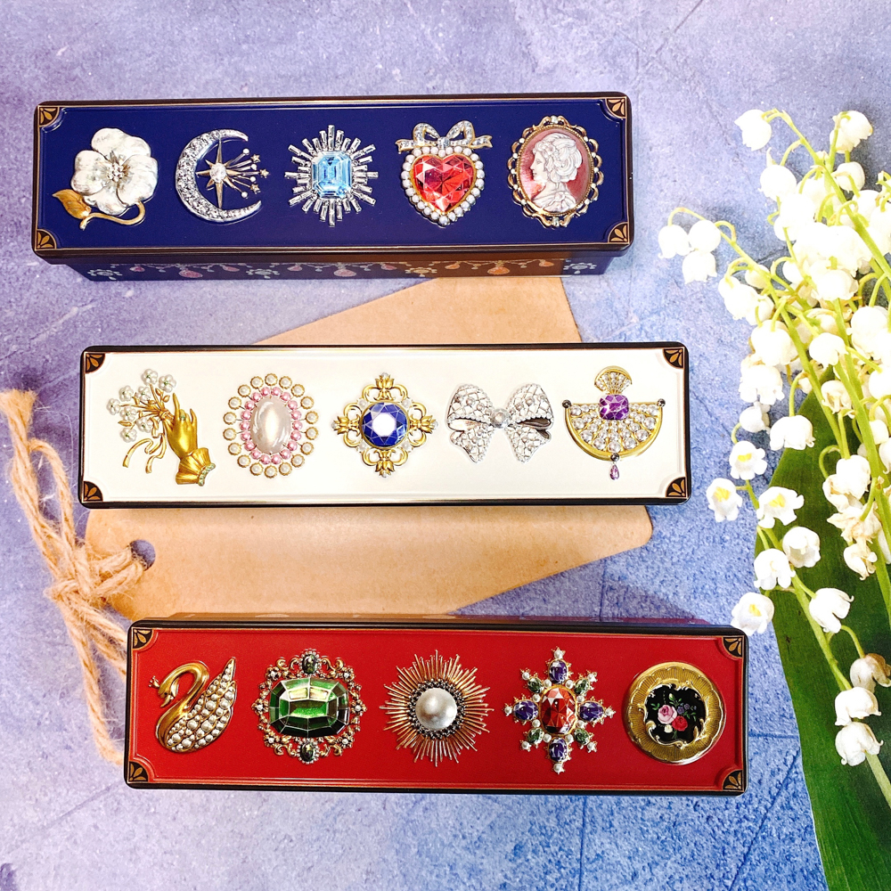 グルテンフリーの宝石箱クッキー３缶セット(チョコチャンク＆苺＆ハーフハーフ) 簡易ラッピング込み【常温配送】