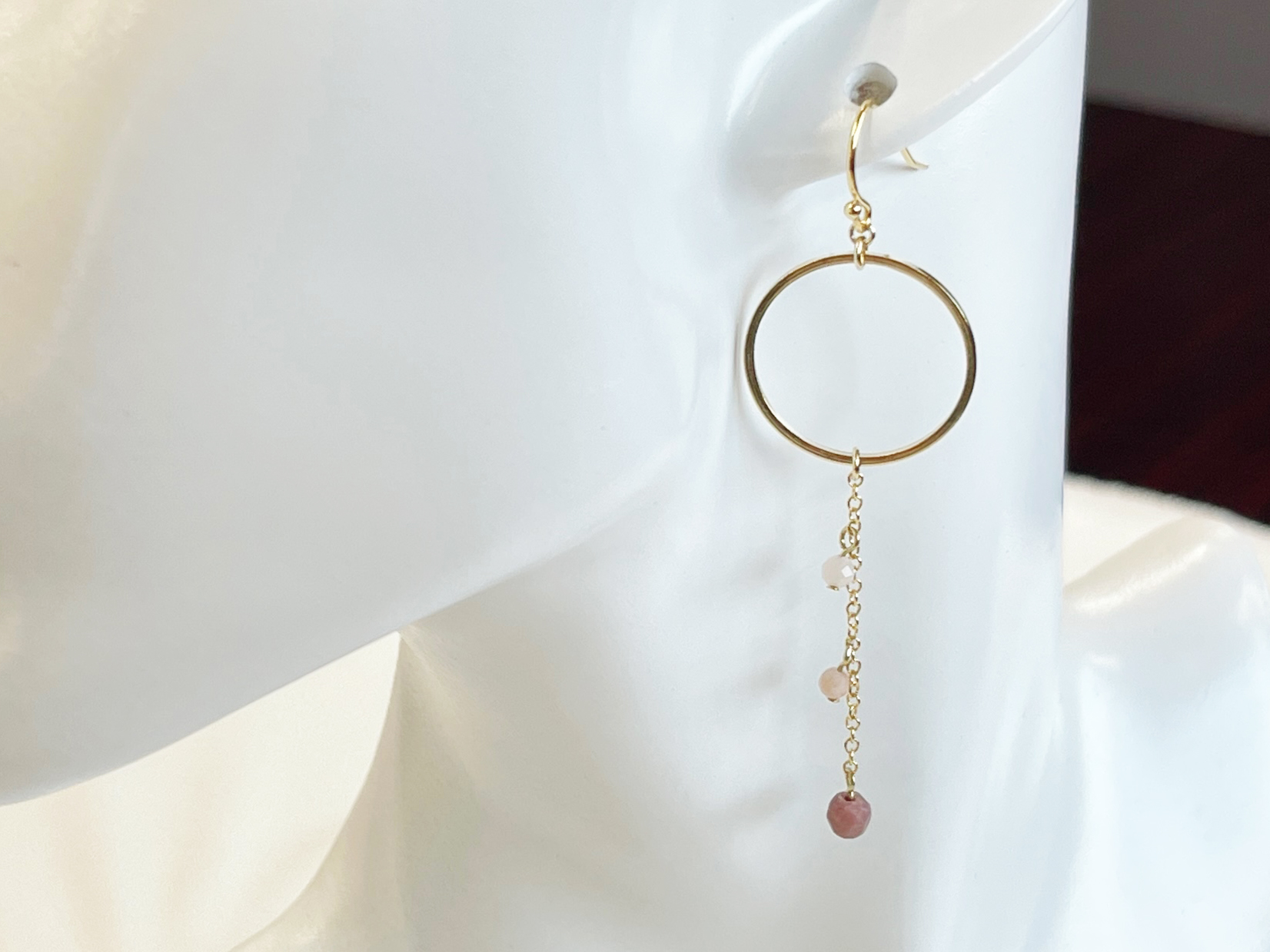 誕生石　サークルピアス