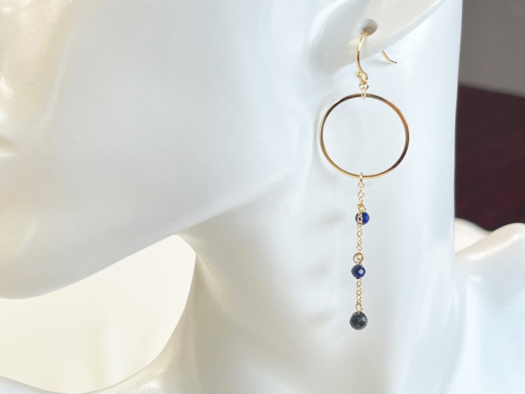 誕生石　サークルピアス