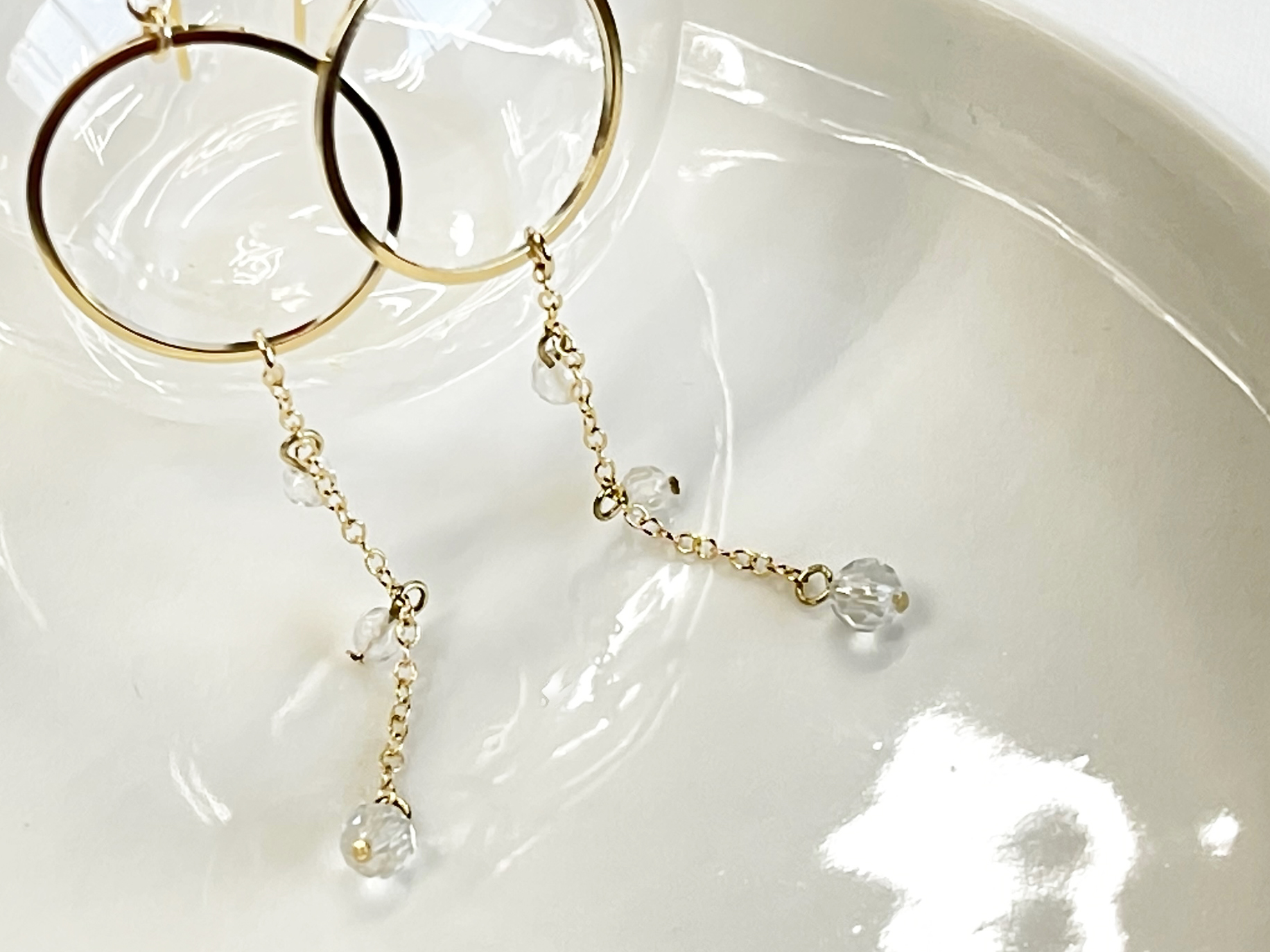 誕生石　サークルピアス